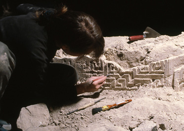 Archéologue au travail