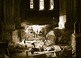 1978-1979: Vue des fouilles sous le plancher de la cathÃ©drale actuelle