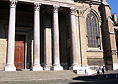 Cathedral square and entrance to the archaeological site